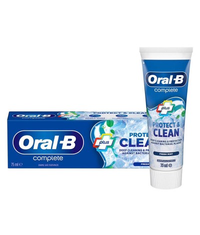 خمیردندان اورال-بی مدل COMPLETE PROTECT & CLEAN PLUS حجم75گرم